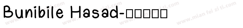 Bunibile Hasad字体转换